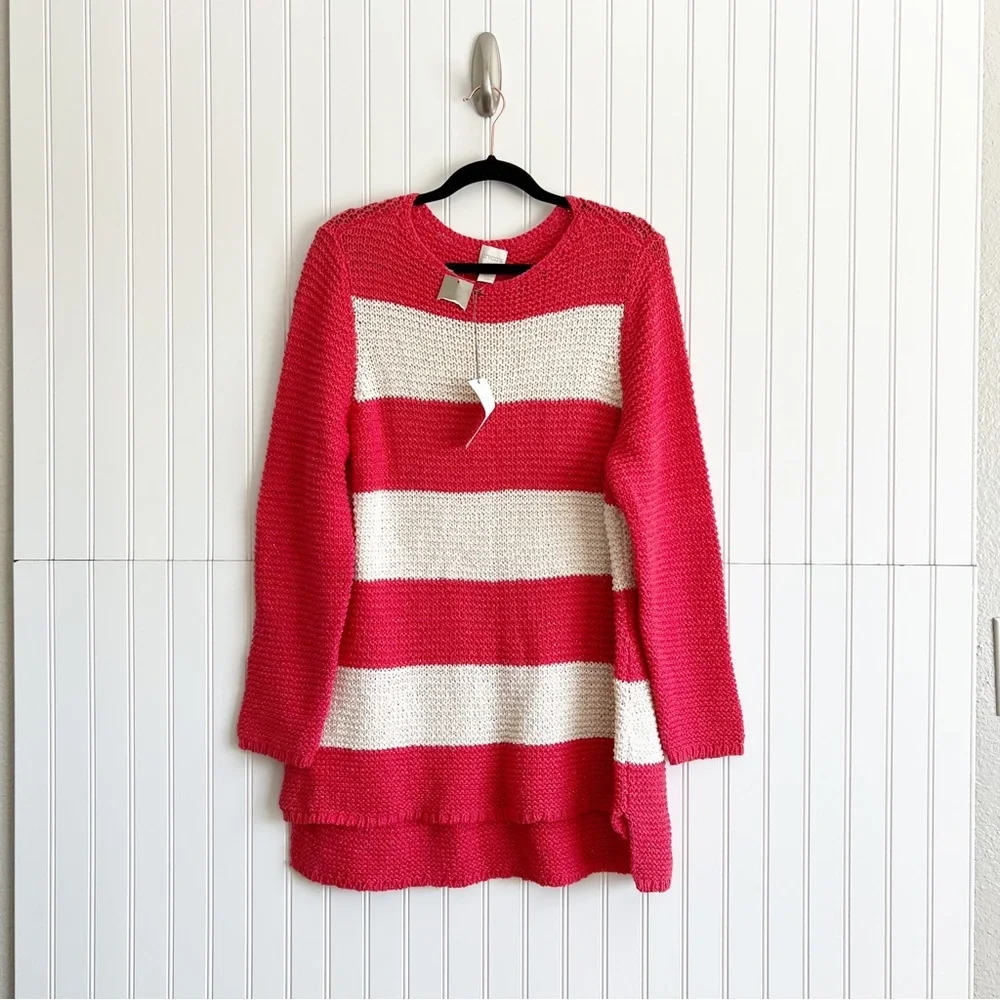 Chico's Harley Pullover Chunky Knit Sweater